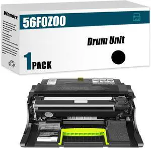 56F0Z00 Drum Unit (with chip) Compatible for Lexmark M3250 XM3250 Printer, High Yield 80000 Pages, Convenient to Install Eco (BK*1)