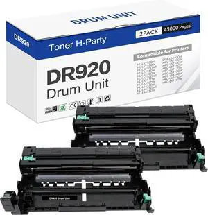 DR-920 DR920 Drum Unit Black 2-Pack Compatible Replacement for Brother DR920 DR 920 DR-920 for HL-L5210DN L5210DW L5215DW L6210DW L6217DW L6310DW L6415DW MFC-L5710DN L5710DW L5715DW L5915DW Printer
