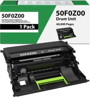 50F0Z00 Drum Unit Compatible for Lexmark 50F0Z00 50F0Z0G 500Z 500ZG Imaging Unit for MS310d MS410d MS310dn MS410dn MS415dn MS510dn MX310dn MX410de MX510de MX511dte Printer