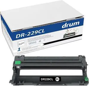 DR229CL Drum Unit DR-229CL Replacement for Brother DR229 DR 229CL use with HL-L3220CDW HL-L3280CDW HL-L3295CDW HL-L3300CDW MFC-L3720CDW MFC-L3780CDW Printer (DR229CL Black 1-Pack; Toner not Included)