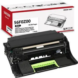 56F0Z00 Black Imaging Unit Compatible 56F0Z00 Imaging Drum Unit Replacement for Lexmark MS321 MS321dn MS421 MS421dw MS521dn MS621dn MX321 MX421 MX521 MX521de MX521ade MX522 MX622 MX622adhe Printer