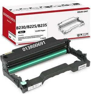 B230 B225 B235 Drum Unit Black 013R00691 Imaging Kit Compatible with Xerox B230 B225 B235 Printers Replacement for B225dni B230dni B235dni Printer 12,000 Pages 1Pack (No Toner)