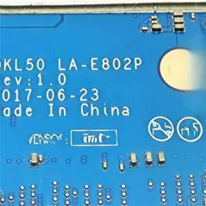 FOR 15-BS 250 G6 TPN-C129 Main Board L27838-001 Version Number: LA-E802P