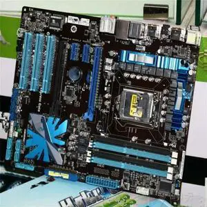 FOR P7P55D P55 fourteen-phase powered PRO DELUXE DDR3/1156 main board I7 870