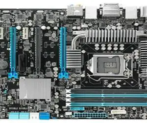 P8Z77 WS Workstation Luxury Large Main Board 1155 Pins, Support I3 I5