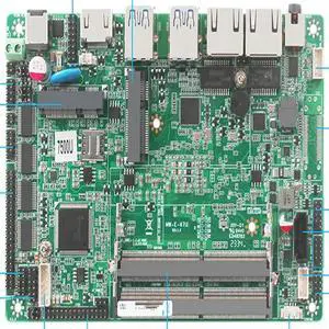 3.5 Inch I3 6100U I5 6200U I7 6500U Dual Network Port Wide Voltage 24v Industrial Control Computer Main Board