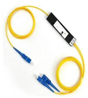 FOR SC UPC MINI PLC 1X 2 Single mode SC splitter fiber optic 1x2 SC pc plc splitter/ 1x2 Single mode plc splitter