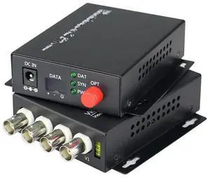 FOR 4 Channels Fiber Digital monitoring Video/Audio/Data Optical video converter 4 Channel digital fiber video audio data converter