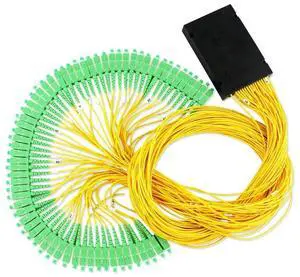 FOR SC APC 1x64 PLC ABS Box optical splitter single mode with SC APC connector for 1x64 Fiber optic splitter box