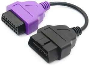 FOR ECU Scan Adapter MultiECUScan OBD 2 Connector ABS Air-bag obd2 Diagnostic Cable for ECUScan Tool 6 Color