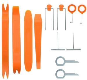 FOR 12pcs/set Auto Dismantle Tools Kit Car Radio Door Clip Panel Trim Dash o Removal Installer Pry Kit Refit Set Removal Tools