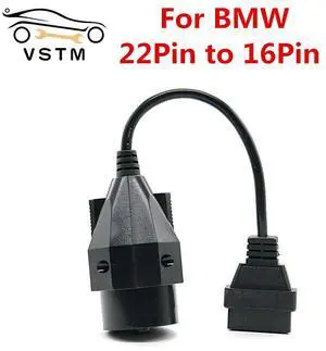 FOR OBD To OBD2 Adapter for 20pin to OBD2 16PIN Female Connector e36 e39 X5 Z3 for All 20 pin OBD 2 Car Diagnostic Cable