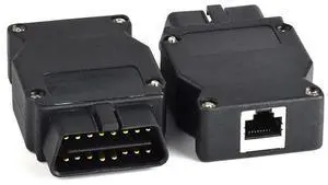 FOR OBD2 16Pin For Connector OBD Plug Adapter For Ethernet iCOM Coding For Car Connector Diagnostic Tool