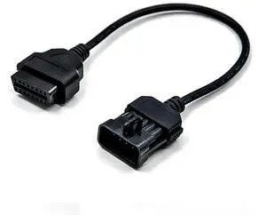 FOR 10Pin OBD OBDII Extension Cable For Connector Cable Works For Diagnostic Adapter For 10 Pin to OBDII 16 Pin