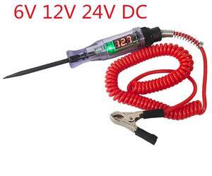 FOR Auto Electrician Probe Machine Car Tools 6V/12V/24V Car Electrical Circuit Test Pen Dca Voltage Detector AC Voltage Indicator