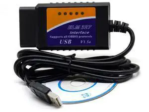 FOR ELM327 USB 1.5 With PIC18F25K80 Chip Car Diagnostic Cable OBD2 Support Most OBDII Protocol For Window Read Error