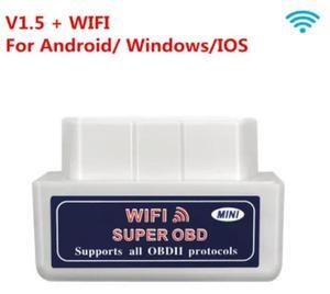 FOR OBD2 V2.1 WIFI ELM 327 -Compatible OBDII Auto OBD II Tester Diagnostic Tool for