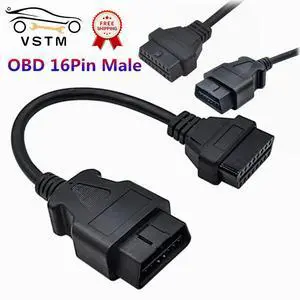 FOR OBD2 16Pin Extension Cable Connector 30cm Male To 16Pin Female extend OBD II adapter For ELM327