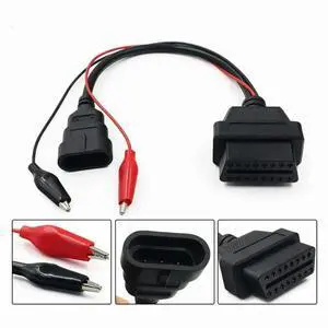 FOR Cable Connector For 3pin FOR 3 pin OBD2 OBD 16 pin tool adapter cable