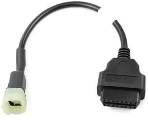 FOR OBD Motorcycle Cable For 6 Pin Plug Cable Diagnostic Cable 6Pin to OBD2 16 pin Adapter Extension Cable