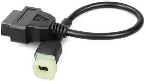 FOR OBD2 Connector For Motorbike 4Pin to 16Pin Adapter Cables For Connector OBD 2 Extension Cable