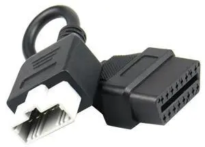 FOR 5Pin OBD Motorcycle Cable 16Pin Plug Cable Diagnostic Cable 5Pin To OBD2 16Pin OBD II Extension Cable 5 PIN Auto Cable