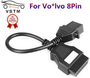 FOR For 88890300 OBD2 8 Pin 16 Pin Cable For 8pin Truck Heavy Duty OBD Adapter Connectors OBD 2 OBDII