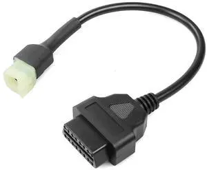 FOR OBD Motorcycle Cable for 4 Pin Plug Cable Diagnostic Cable 4Pin To OBD2 16 Pin Adapter OBD 2 Extension Cable