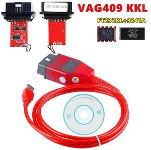 FOR VAG 409.1 KKL Diagnostic Interface with FTDI FT232RL 9241A Chip for VAG-KKL OBD2 Cable KKL 409.1 cable VAG409.1 KKL