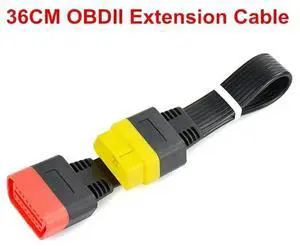 FOR 36CM/60CM OBDII Extension Cable 16 Pin Male To Female for BD2 Connector 16Pin Diagnostic ELM327 OBD2 Cable