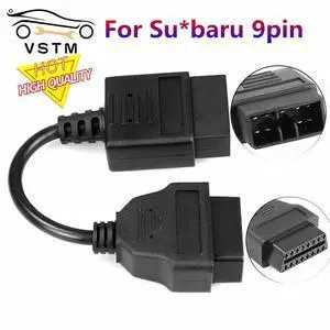 FOR For 9Pin cable OBD1 to obd2 16 pin lead diagnostic interface cable 9 pin OBDII extension cord lead OBD 2