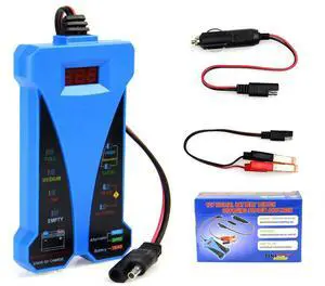 FOR 12V Smart Digital Tester Voltmeter Alternator Analyzer with LED display for car motorcycle Boat Auto Diagnostic Tools