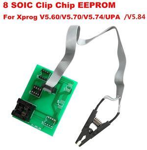 FOR Eeprom board UPA USB v1.3 programmer upa usb adapter with soic 8 sop8 test clip for V5.60/V5.70/V5.74/V5.84/UPA