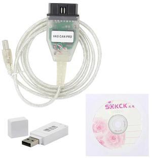 FOR VAG CAN PRO 5.5.1 OBD OBD2 for Car Diagnostic Cable VCP Auto Tool For CAN BUS+UDS+ K-line with/wothout Dongle