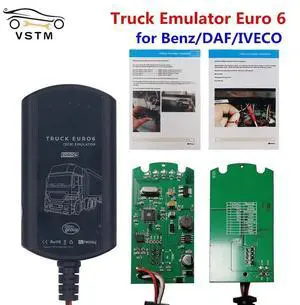 FOR Euro6 Truck Emulator For MAN/DAF/SCANIA Support Euro6 emulator truck OBD2 Diagnostic Interface tool for Euro 6
