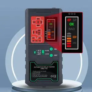 FOR 12-24V Tester Relay-Analyzer Alternator Checker Charging System Diagnostic Tool Motorcycles Checker