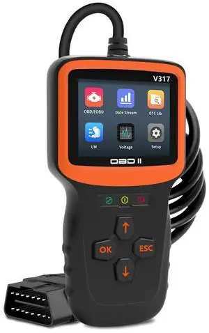 FOR V317 Car Diagnostic Tool Engine Fault Diagnosis OBD 2 Automobile Fault Detector OBD II EOBD Real-time Sensor Tester