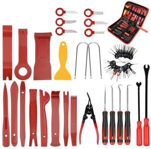 FOR Auto Car Radio Panel Door Clip Panel Trim Dash o Removal Installer Pry Kit 3-65pcs Portable Repair Tool Kits