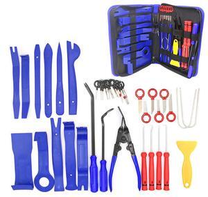 FOR 38pcs Pry Disassembly Tool Interior Door Clip Panel Trim rd Removal Tool Kit Auto Car Opening Repair Tool Hand Tool Set