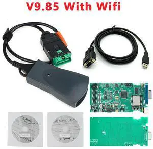 FOR With wifi Diagnostic Tool Full Chips 3 PP2000 OBD2 Diagbox V9.85 For & 3 921815C Diagnostic Tool