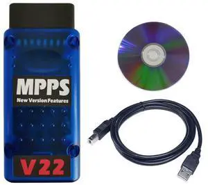 FOR MPPS V22 Unlock Version Life Time Use Mpps V18 Full Chip With Breakout Tricore Cable OBD2 ECU Chip Tuning Tool