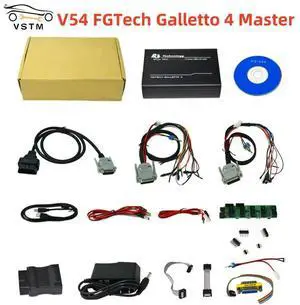 FOR Full Chips 0475 4 Master V54 ECU Programmer By BDM/Tricore/OBD K-CAN Fg Tech Car Truck Moto Chip Tuning Tool