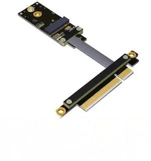 PCIe x8 to M.2 A.E. key WiFi extension cable PCI-E 8X to m.2 lan card PCIE3.0 Flexible Flat Cable