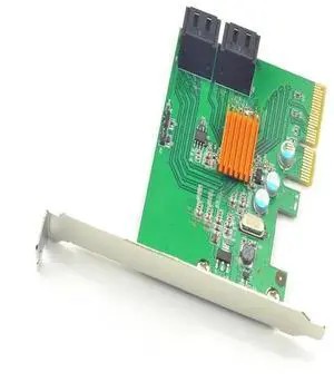 PCI-Express to 4 Ports SATA3.0 6Gb HDD SSD Raid Controller Card 88SE9230 Chipset