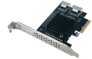 8 Port SATA 3.0 SFF8087 PCIe 3.0 X4 To Mini SAS Controller PCIe To SFF 8087 SFF-8087 SATA3 ASM1166 Chip Adapter Expansion Card