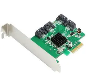 Quad SATA III Port RAID PCI-e X2 Card HyperDuo 4 Ports SATA 6Gbps 3.0 SSD + HDD PCI Express card Built RAID0 RAID1 RAID10
