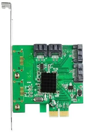 9235 4 ports SATA 3.0 SSD PCI-e Card Quad 7Pin SATA III 6Gbps Port Multiplier to PCI Express Controller card sata3.0