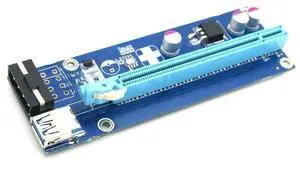 FOR PCI-E 1X To 16X Pcie Extension Cable USB3.0 Adapter Card Graphics Extension Riser Converter Cable4pin Interface X1 To X16 FOR PCI-E 1X To 16X Pcie Extension Cable USB3.0 Adapter Card Graphics Extension Riser Converter Cable4pin Interface X1 To X16