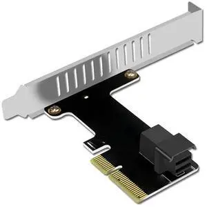 FOR PCI E To SFF-8643 Solid State Drive Adapter PCIE X4 To SFF8643 Expansion Card PCI-EX4/X8/X16 PCIE To U2 Hard Disk Converter FOR PCI E To SFF-8643 Solid State Drive Adapter PCIE X4 To SFF8643 Expansion Card PCI-EX4/X8/X16 PCIE To U2 Hard Disk Converter