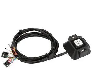 FOR Desktop Computer PC Case Power Supply on/off Reset Button Switch with Double USB and Double Audio 1.2m Length Cable FOR Desktop Computer PC Case Power Supply on/off Reset Button Switch with Double USB and Double Audio 1.2m Length Cable